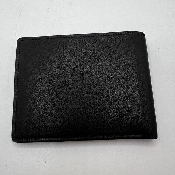 Rolfs Mens Black Leather Billfold Wallet - Picture 5 of 6